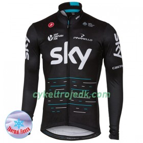 Cykeltrøje Vinter 2017 Team Sky N001
